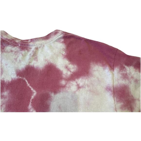 PLAYBOY Bunny / Tie Dye Graphic T-Shirt Adult Size MED Andy Warhol Pink Retro - Picture 7 of 7